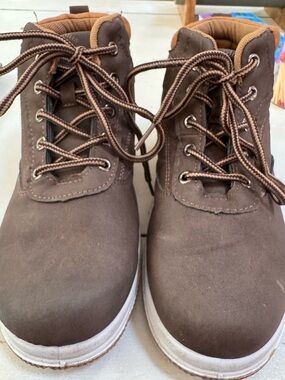Beverly Hills Polo Club Brown Kids Lace-Up Boots